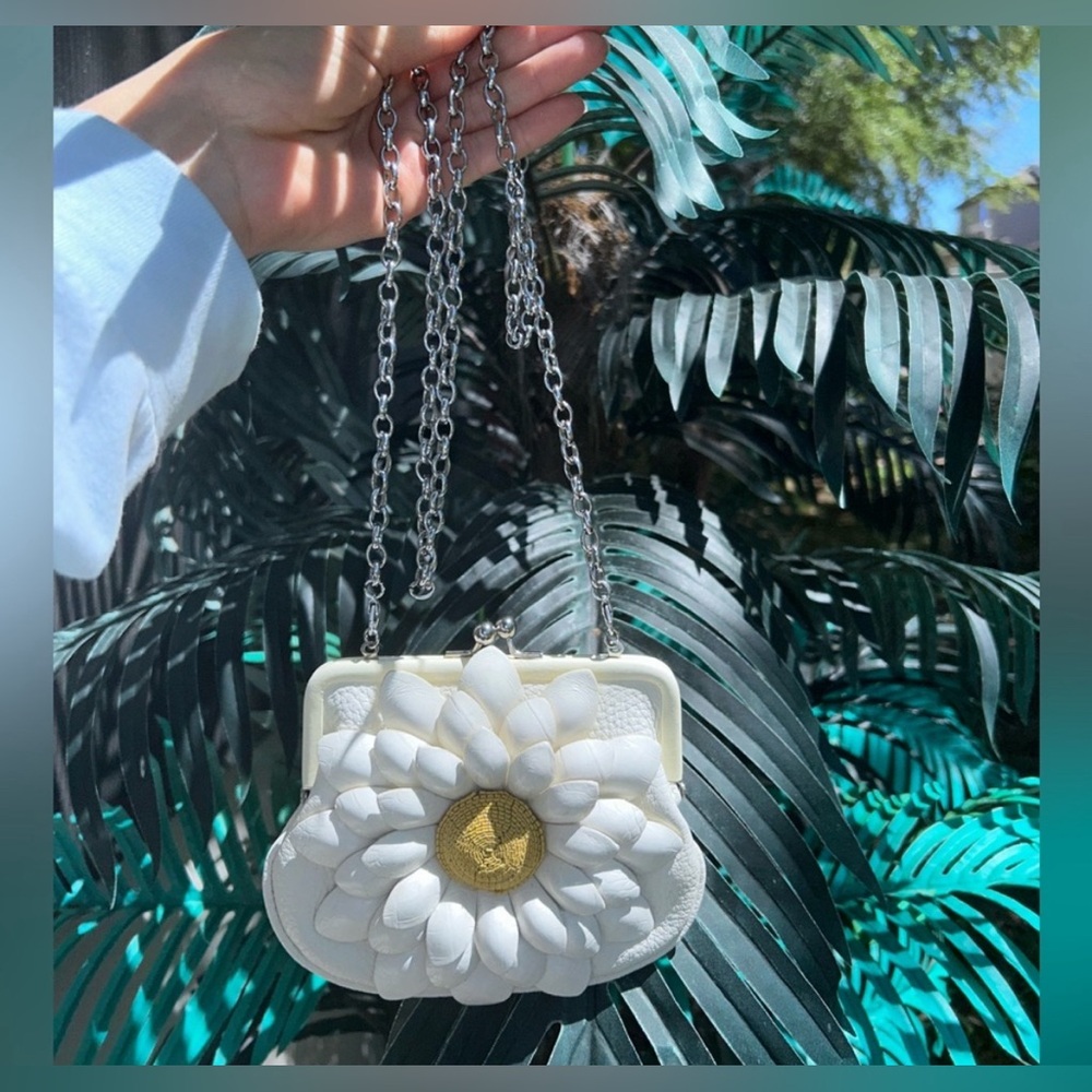 Brighton Mini Crossbody Flower Kisslock Purse